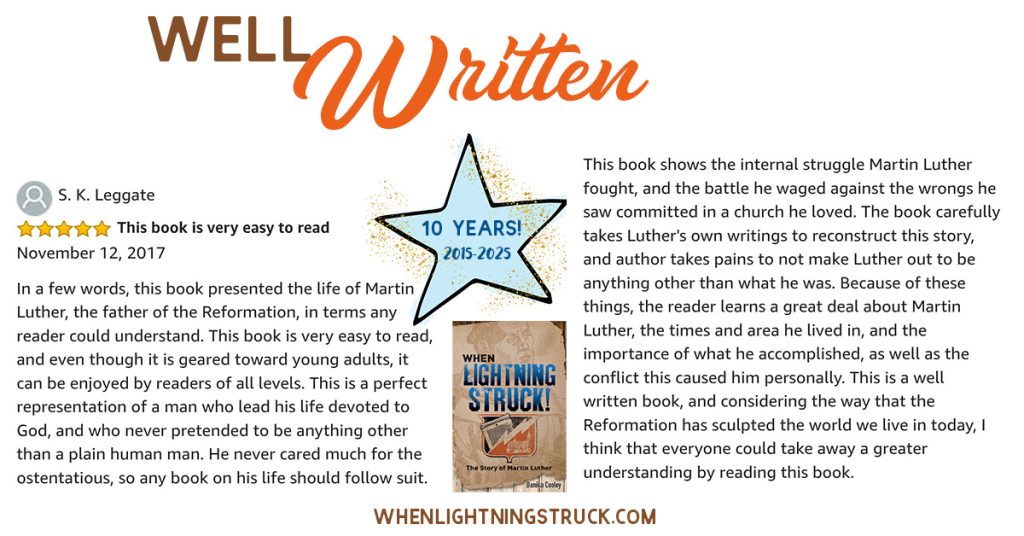 When Lightning Struck!: The Story of Martin Luther Review