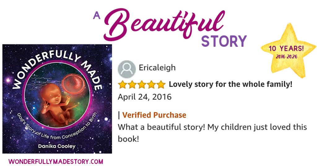 Wonderfully Made | God's Story of Life from Conception to Birth | by Danika Cooley