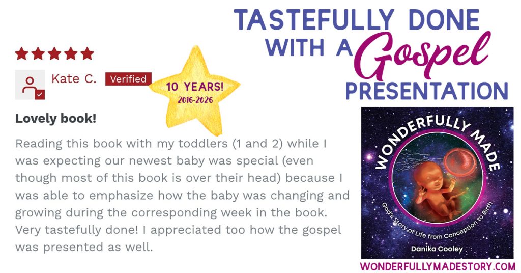 Wonderfully Made | God's Story of Life from Conception to Birth | by Danika Cooley