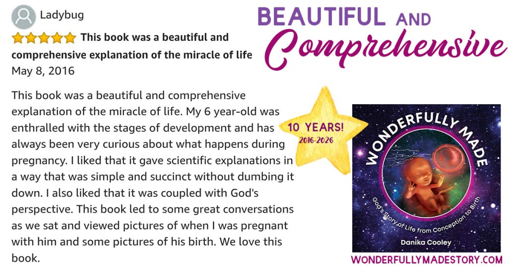 Wonderfully Made | God's Story of Life from Conception to Birth | by Danika Cooley