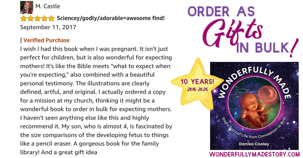 Wonderfully Made | God's Story of Life from Conception to Birth | by Danika Cooley