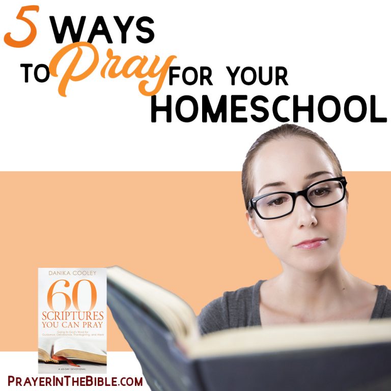 5 Ways to Pray for Your Homeschool