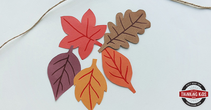 Fall Leaf Garland | Thanksgiving Gratitude Craft