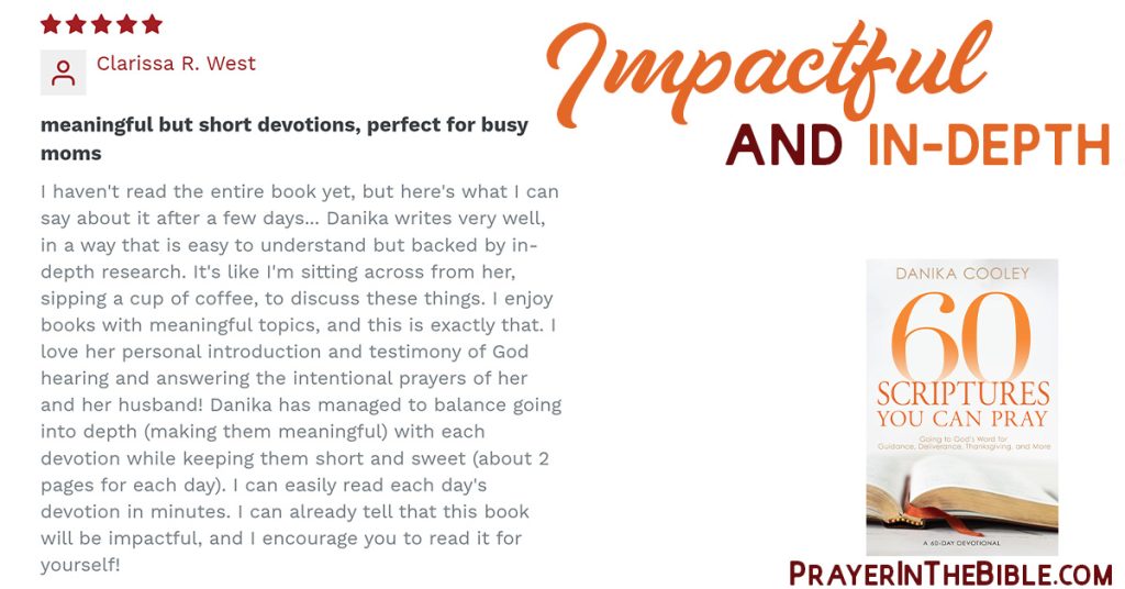 60 Scriptures You Can Pray | Clarissa West