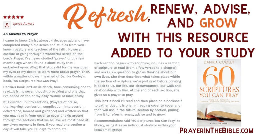 60 Scriptures You Can Pray | Lynda Ackert