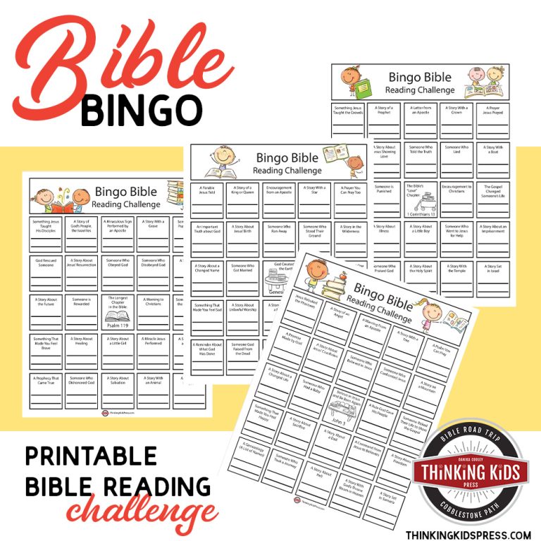 Bible Bingo | Printable Bible Reading Challenge