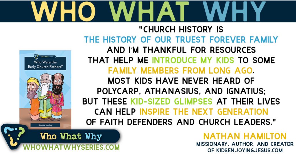 Who Were the Early Church Fathers Endorsement | Nathan Hamilton