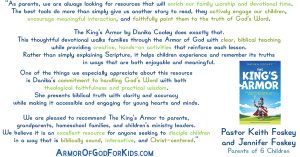The King's Armor | Pastor Keith Foskey and Jennifer Foskey Endorsement