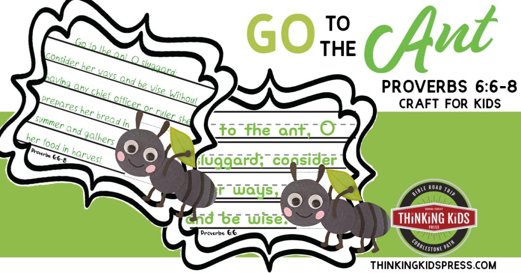 Proverbs Go to the Ant Craft for Kids